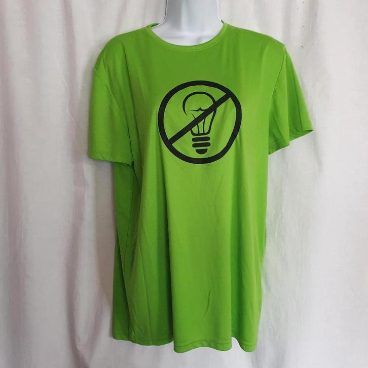 Grappig kermisshirt. "geen idee" Mt L, Kleding | Dames, T-shirts, Zo goed als nieuw, Maat 42/44 (L), Groen, Korte mouw, Ophalen of Verzenden