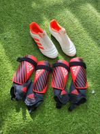 Adidas voetbal schoenen met 2 scheenbeen, Sport en Fitness, Voetbal, Schoenen, Ophalen of Verzenden, Zo goed als nieuw