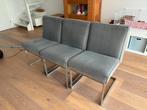 3 stoelen, Huis en Inrichting, Stoelen, Ophalen, Gebruikt, Drie, Metaal