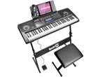 RockJam RJ761 piano-keyboard 61-keys/toetsen nog z.g.a.n. b0, Ophalen, Zo goed als nieuw, 61 toetsen