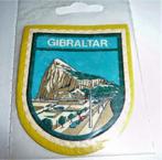 2 emblemen v Gibraltar in verp, N-Zealand, stofapple vintage, Hobby en Vrije tijd, Naaien en Fournituren, Applicatie, Zo goed als nieuw