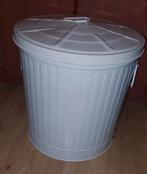 Metalen Ton met Deksel Amerikaanse prullenbak, Ophalen, Gebruikt