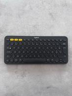 Logitech K380 Bluetooth AZERTY Toetsenbord, Computers en Software, Toetsenborden, Gebruikt, Multimediatoetsen, Azerty, Ophalen of Verzenden