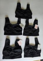 5 Nieuwe comfortabele naadloze c&a bh's / bustiers. maat M., Verzenden, Zwart, BH