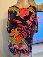 Studio Anneloes veelkleurige blouse, panter maat M, Maat 38/40 (M), Bruin, Ophalen of Verzenden, Zo goed als nieuw