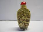 Chinese handbeschilderde snuff bottle, snuifflesje.9583 #, Ophalen of Verzenden