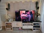 TV Meubel van Massief Hout, 200 cm of meer, Ophalen of Verzenden, Zo goed als nieuw, 200 cm of meer