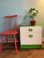 Vintage nachtkastje - jaren 70, Ophalen, Gebruikt, 55 tot 70 cm, 45 tot 65 cm
