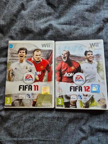 FIFA 11 & 12 Wii - Voetbalgames beschikbaar voor biedingen