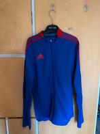 Adidas trainingsjas XS - Blauw/Paars, Rode Strepen, Ophalen, Blauw, Gedragen, Algemeen