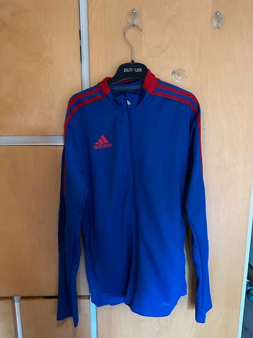 Adidas trainingsjas XS - Blauw/Paars, Rode Strepen beschikbaar voor biedingen