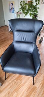 Leren fauteuil, Ophalen, Zo goed als nieuw, Leer