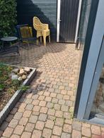 ongeveer 25 m2 gebruikte Klinkers - Tuintegels, Tuin en Terras, Tegels en Klinkers, Ophalen, Gebruikt, Klinkers, 10 m² of meer