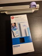 GBC Clickman + bindruggen + tool om bindruggen te sluiten, Ophalen, Zo goed als nieuw