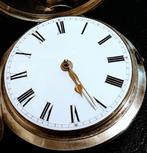 Zakhorloge met spillegang dubbele kast zilver, Ophalen of Verzenden, Zilver, Overige typen