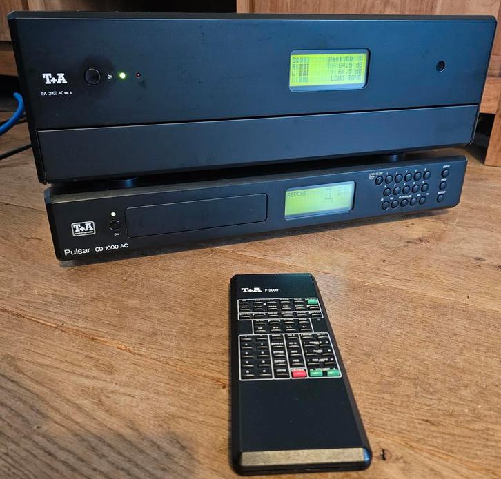 T+A Pulsar CD1000 PA2000ACmk2 high end,120w,MM,garantie!, Audio, Tv en Foto, Stereo-sets, Gebruikt, Cd-speler, Overige merken