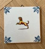 Delfts blauw tegeltje, Ophalen