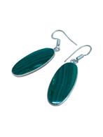 Malachiet Edelsteen Oorbellen - Handgemaakt, Overige materialen, Hangers, Nieuw, Ophalen of Verzenden