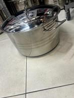 RVS Soeppan 25 Liter, Huis en Inrichting, Keuken | Potten en Pannen, Kookpan of Snelkookpan, Inductieplaat, Nieuw, Ophalen of Verzenden
