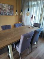 6 bruine eetkamerstoelen (€5 per stuk!), Huis en Inrichting, Stoelen, Ophalen, Zo goed als nieuw, Bruin, Vijf, Zes of meer stoelen
