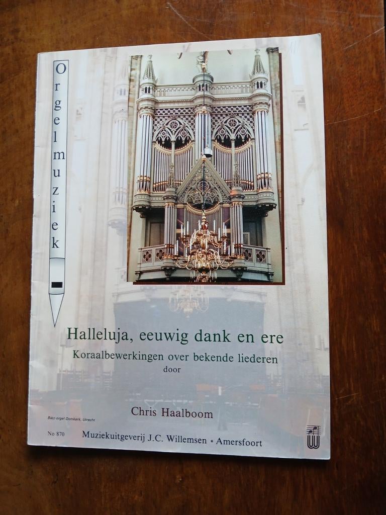 WD015. Bladmuziek Chris Haalboom - Hallelujah,, Muziek en Instrumenten, Bladmuziek, Ophalen of Verzenden