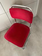 Gispen classic buisframe stoel rood, Huis en Inrichting, Stoelen, Ophalen, Gebruikt, Metaal, Eén