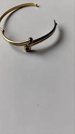 14 karaat gouden bangle met saffier diamant robijn gemerkt, Sieraden, Tassen en Uiterlijk, Armbanden, Ophalen of Verzenden, Zo goed als nieuw