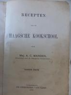 Haagsche kookschool kookboek 1895, Boeken, Gelezen, Tapas, Hapjes en Dim Sum, A.C.Manden, Ophalen of Verzenden