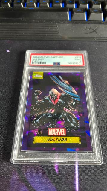 2024 Topps Chrome Sapphire Marvel Vulture #115 Purple Refrac beschikbaar voor biedingen
