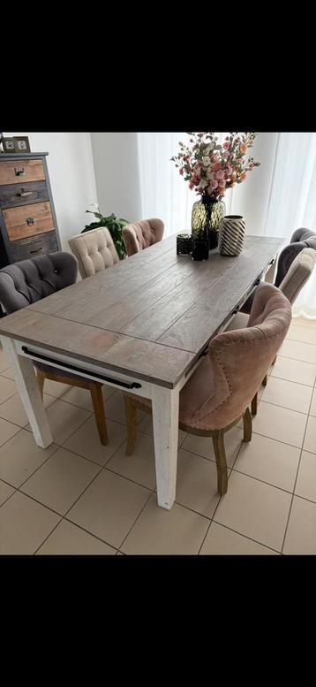 Eetkamertafel met 4 x Wessex Dining chair beschikbaar voor biedingen