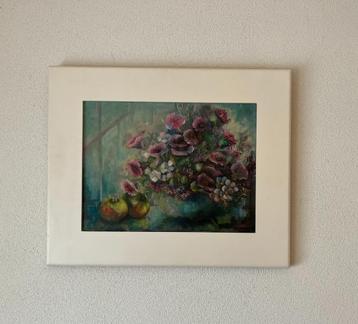 Leuk bloemenschilderij. beschikbaar voor biedingen