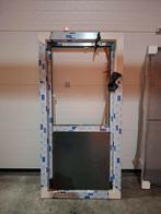 Nieuw kunststof kozijn 92x187cm met glas en hor, Ophalen