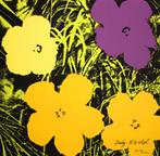 Andy Warhol Kleur Lithografie " Poppy Flowers Afb 4" Ges Gen, Ophalen of Verzenden