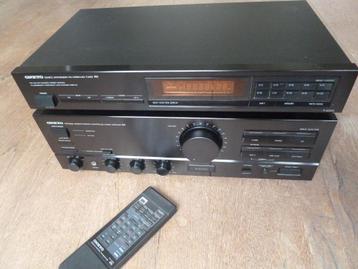SuperKlasse ONKYO Versterker (met Phono-aansl.) + Tuner beschikbaar voor biedingen