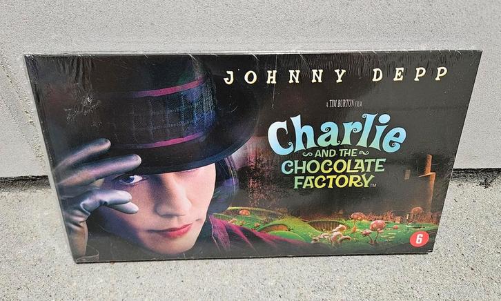 Charlie and the Chocolate Factory DVD - Nieuw!, Cd's en Dvd's, Dvd's | Actie, Nieuw in verpakking, Overige genres, Alle leeftijden