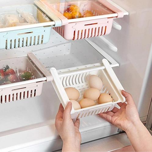 2 Witte Koelkast Organizers, Huis en Inrichting, Keuken | Keukenbenodigdheden, Nieuw, Verzenden