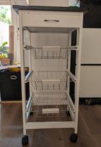 Keukentrolley, Huis en Inrichting, Keuken | Keukenelementen, Ophalen, Minder dan 50 cm, Gebruikt, Wit
