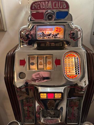Zeldzaam mooie Jennings Prospector. 25c play 4x mach numbrs beschikbaar voor biedingen