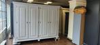 Garderobe brocante slaapkamer kasten, linnenkast kledingkast, Antiek en Kunst, Ophalen