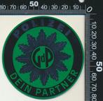 Sticker: Polizei - Dein partner, Ophalen of Verzenden, Zo goed als nieuw, Bedrijf of Vereniging