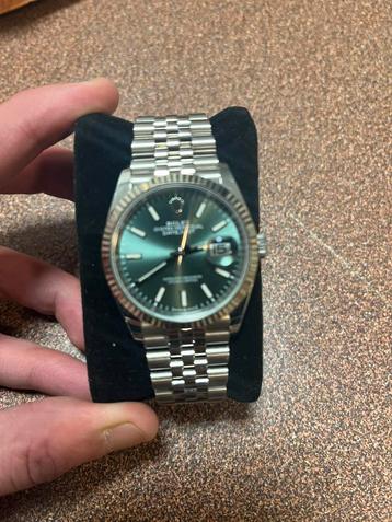 Rolex datejust 36 mm mint green dial 126234 beschikbaar voor biedingen