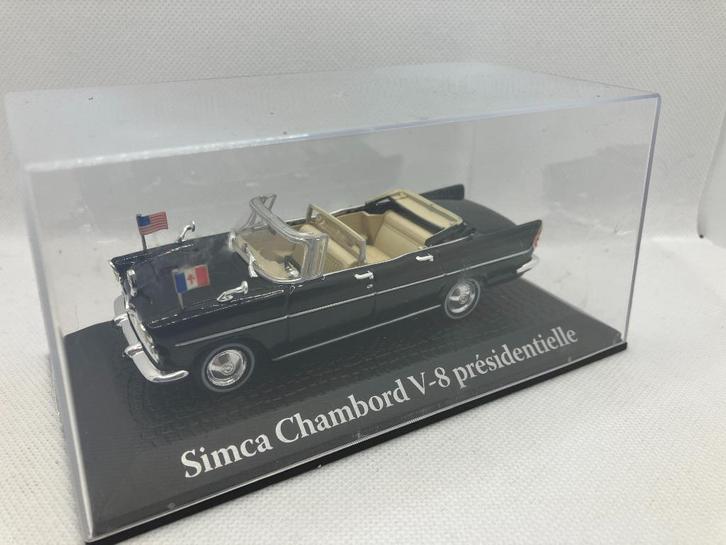 29469: Simca Chambord V-8 Presidentielle - Atlas 1:43, Hobby en Vrije tijd, Modelauto's | 1:43, Zo goed als nieuw, Auto, Overige merken