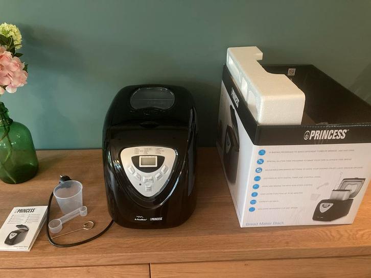 Princess Broodbakmachine - Glutenvrij Programma, Witgoed en Apparatuur, Broodbakmachines, Zo goed als nieuw, Met timer, 400 tot 800 gram deeg