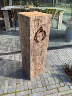 Houten sokkels - stoer en robuust, Huis en Inrichting, Woonaccessoires | Zuilen en Pilaren, Ophalen, Nieuw