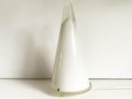 Retro teepee melkglazen kegelvormige tafellamp, Verzenden, Zo goed als nieuw, Metaal, Minder dan 50 cm