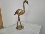 schitterende metalen lopende flamingo messing, Verzamelen, Ophalen of Verzenden, Zo goed als nieuw, Overige typen