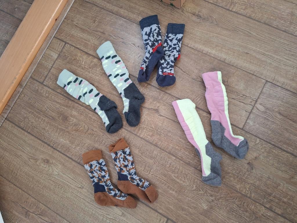 skisokken maat 27 - 30, Gebruikt, 100 tot 140 cm, Kleding, Ophalen