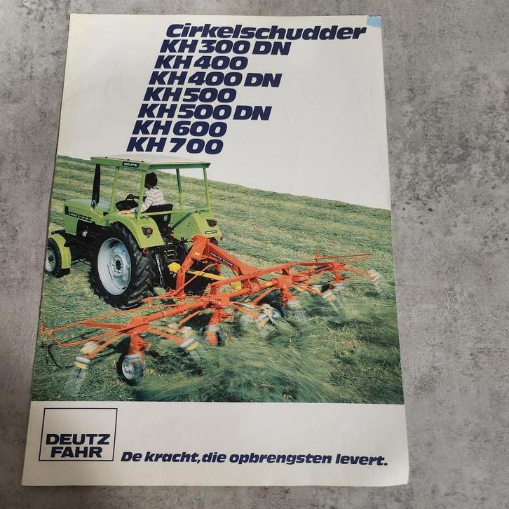 Deutz Fahr Cirkelschudder Brochure, Boeken, Catalogussen en Folders, Ophalen of Verzenden