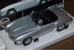 1:18 MERCEDES 190 SL 1955 silver Minichamps in doos WRH, Hobby en Vrije tijd, Modelauto's | 1:18, MiniChamps, Zo goed als nieuw