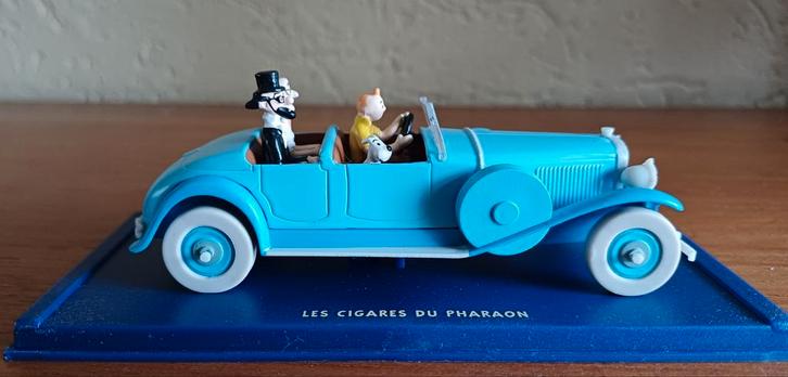 La Lincoln Torpedo Tintin Kuifje auto 1:43, Hobby en Vrije tijd, Modelauto's | 1:43, Zo goed als nieuw, Auto, Overige merken, Ophalen of Verzenden